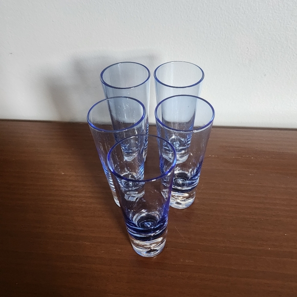 Vintage shot glass set of 5 - Picture 3 of 3